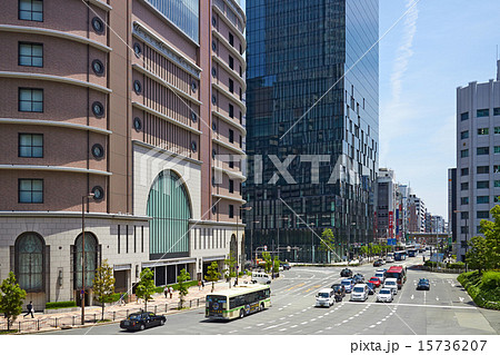 大阪 阪急うめだ本店 阪神前交差点から阪急前交差点 大阪 阪急うめだ本店 阪神前交差点から阪急前交差点 15736207