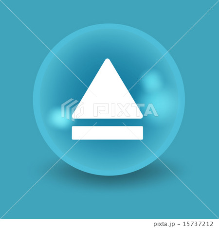 Flat modern design with shadow icon player 15737212