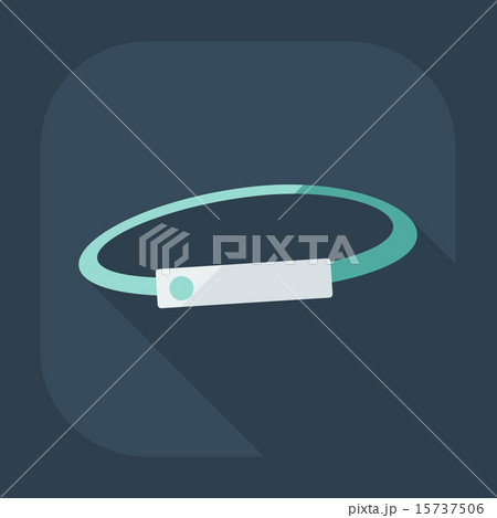 Flat modern design with shadow icon hoop Flat modern design with shadow icon hoop 15737506