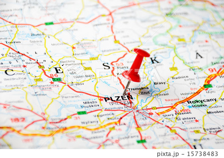 Pilsen, Czech Republic  map 15738483