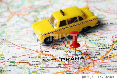 Prague, Czech Republic  map taxi 15738484