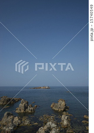 日和山海岸　青空 15740549