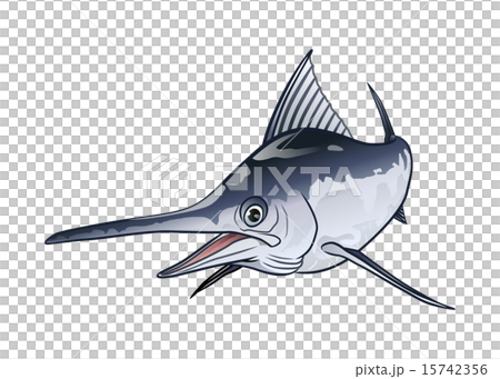 カジキのイラスト素材