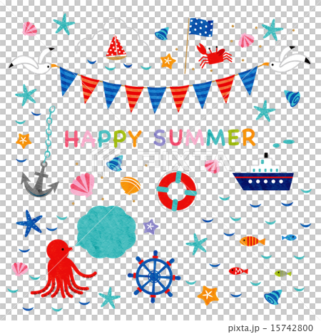 素材-HAPPY SUMMER1 15742800