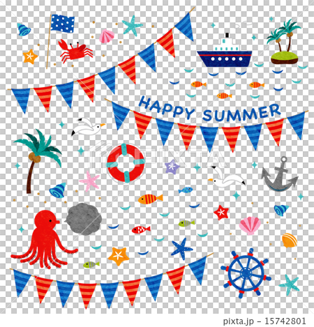 素材-HAPPY SUMMER2 15742801
