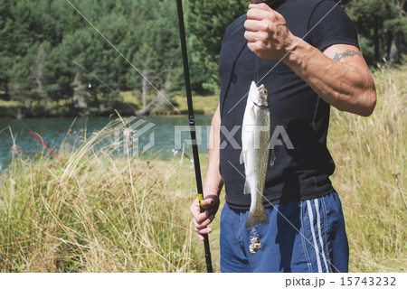 Fisherman caught a fish Fisherman caught a fish 15743232