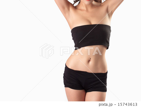 Beautiful slim body of woman 15743613