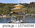 雪屋根の金閣寺 15744546