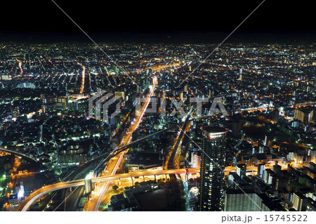 あべのハルカス 夜景(東方面) あべのハルカス 夜景(東方面) 15745522