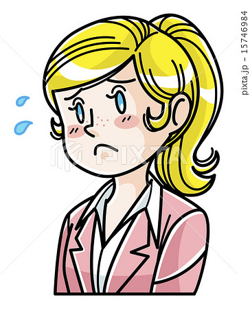 外国人／女性／表情 15746984