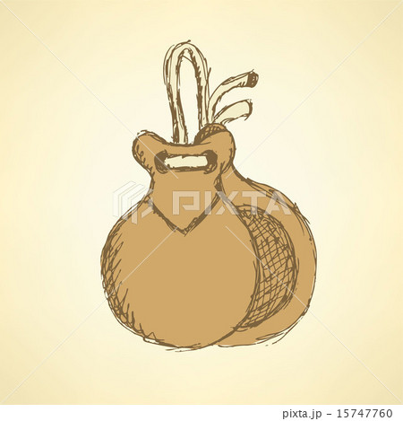 Sketch spanish castanet in vintage style 15747760