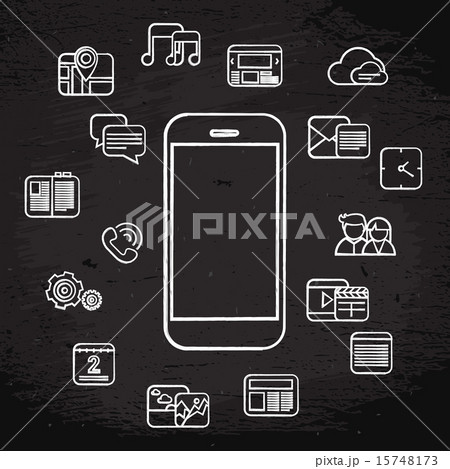 White phone icons 15748173