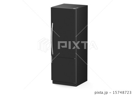 modern black refrigerator 15748723