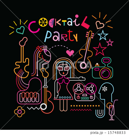 Cocktail party vector illustration 15748833