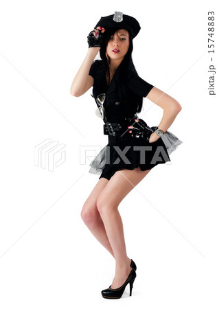 Sexy police woman 15748883