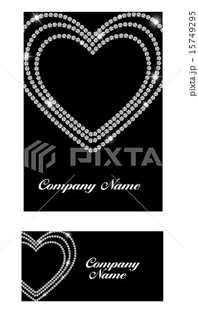 Abstract Luxury Black Diamond Business Card Vector Illustration 15749295