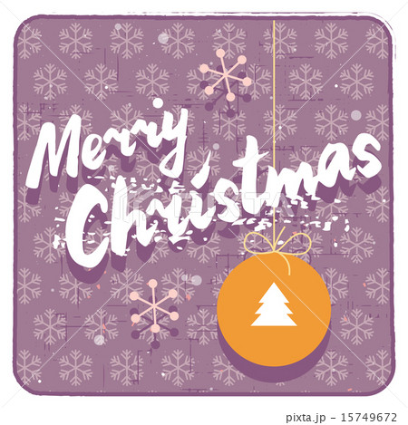 Merry Christmas retro style card Merry Christmas retro style card 15749672