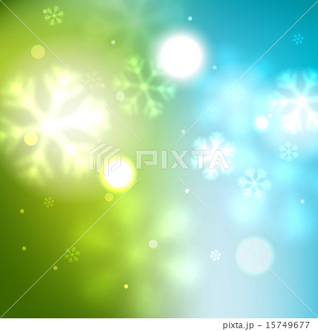 New Year green blurred background 15749677