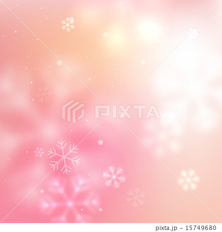 Pink blurred snowflakes background Pink blurred snowflakes background 15749680
