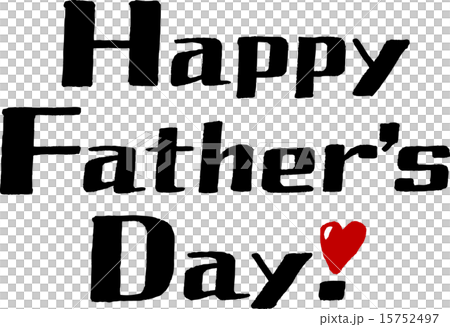 Happy Father's Day! (文字素材) 15752497
