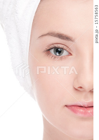 Part of woman face: closeup eye 15758563