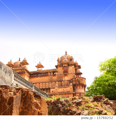 Palace in Orcha, Madhya Pradesh state, India Palace in Orcha, Madhya Pradesh state, India 15760252