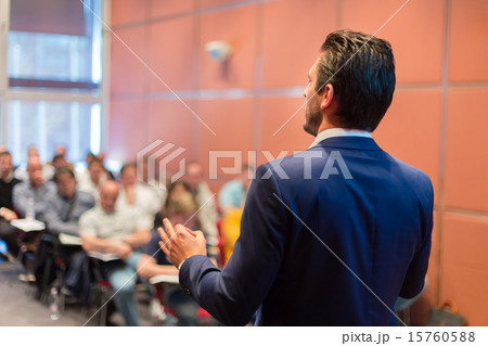 Speaker at Business Conference and Presentation. Speaker at Business Conference and Presentation. 15760588