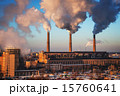 thermoelectric power station with smoking pipes 15760641