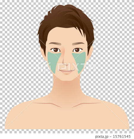 男性臉部脫毛部分臉頰 男性臉部脫毛部分臉頰 15761545