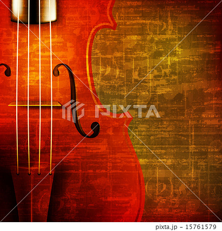 abstract grunge background with violin 15761579