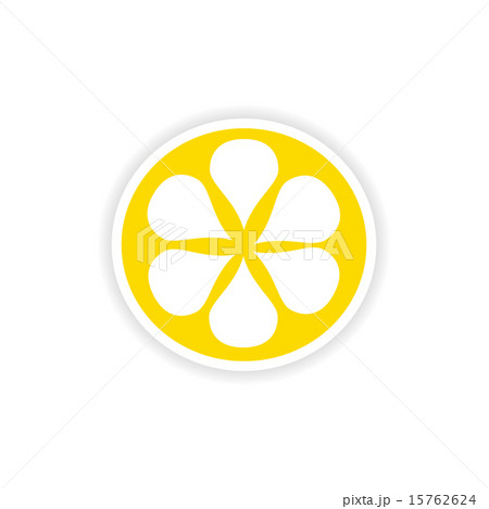 icon sticker realistic design on paper orange icon sticker realistic design on paper orange 15762624