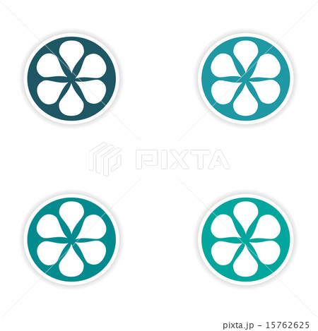 assembly realistic sticker design on paper orange assembly realistic sticker design on paper orange 15762625