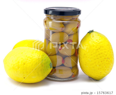 healthy food -  olive and lemons healthy food -  olive and lemons 15763617
