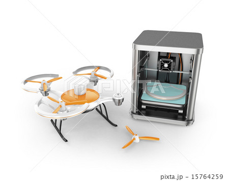 3Dプリンタでドローンの部品をプリントする 15764259