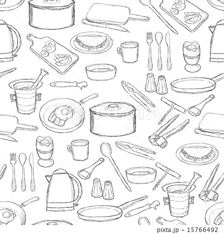 kitchen equipment pattern kitchen equipment pattern 15766492
