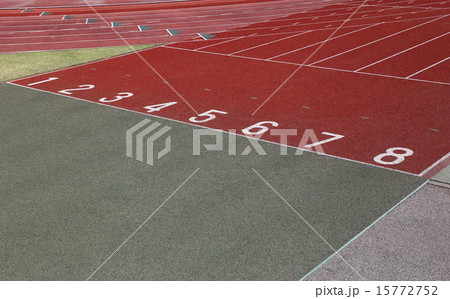 陸上競技場のトラック 陸上競技場のトラック 15772752