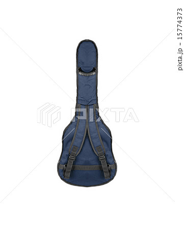 blue guitar case isolated on white 15774373