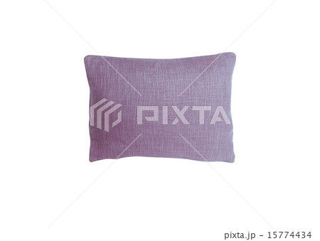 purple pillow isolated on white 15774434