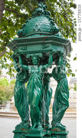 Outdoor fountain near Saint-Sulpice, Paris Outdoor fountain near Saint-Sulpice, Paris 15778810