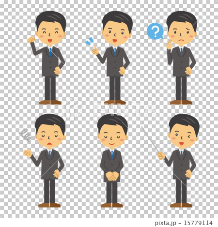A set of businessmen A set of businessmen 15779114