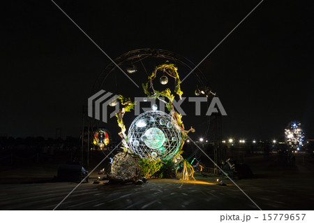 平城京天平祭 夜空に煌めく四神・ミラーボーラー 玄武 平城京天平祭 夜空に煌めく四神・ミラーボーラー 玄武 15779657