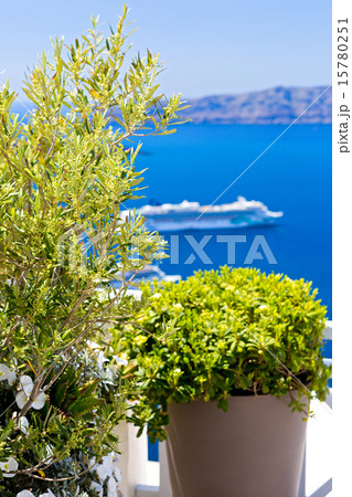 Beautiful view island Santorini Beautiful view island Santorini 15780251