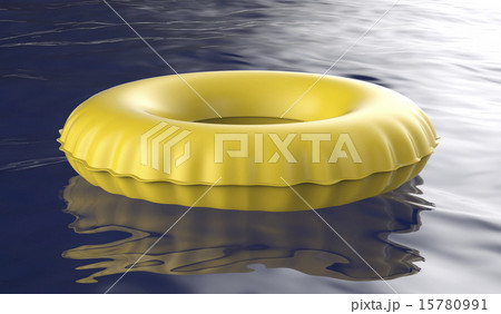 Yellow swim ring 15780991