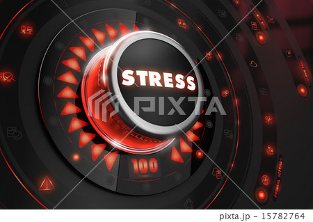 Stress Controller on Black Console. Stress Controller on Black Console. 15782764