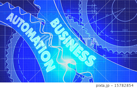 Business Automation on Blueprint of Cogs. Business Automation on Blueprint of Cogs. 15782854