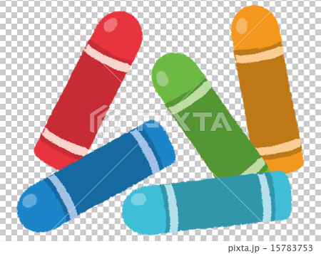 カラフルなクレヨン 15783753