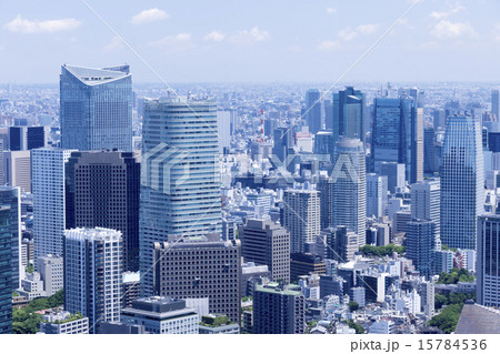 東京都心の高層ビル群 東京都心の高層ビル群 15784536