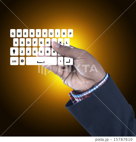 Man showing punching hand Man showing punching hand 15787610