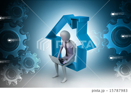 Work at home concept 15787983