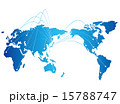 japan map network Vector 15788747